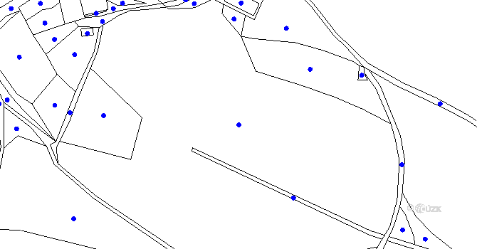 Parcela st. 107/1 v KÚ Šachotín, Katastrální mapa