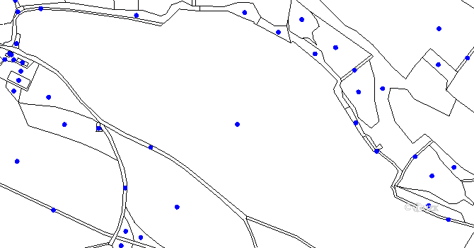 Parcela st. 232/1 v KÚ Šachotín, Katastrální mapa