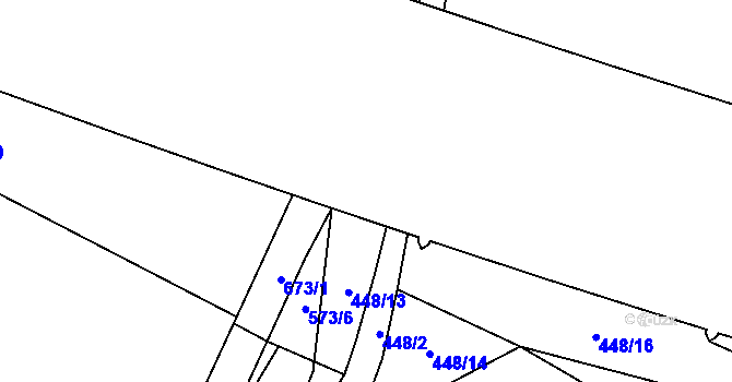 Parcela st. 674/12 v KÚ Šlovice u Plzně, Katastrální mapa