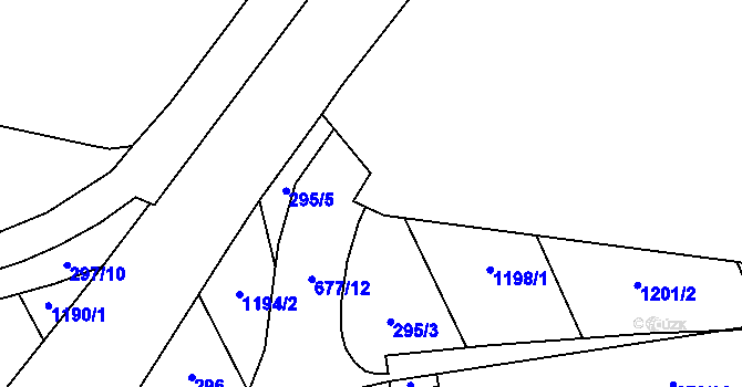Parcela st. 680/50 v KÚ Šlovice u Plzně, Katastrální mapa