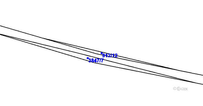 Parcela st. 912/12 v KÚ Šonov u Broumova, Katastrální mapa
