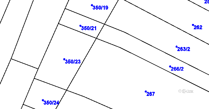 Parcela st. 276/10 v KÚ Štěměchy, Katastrální mapa