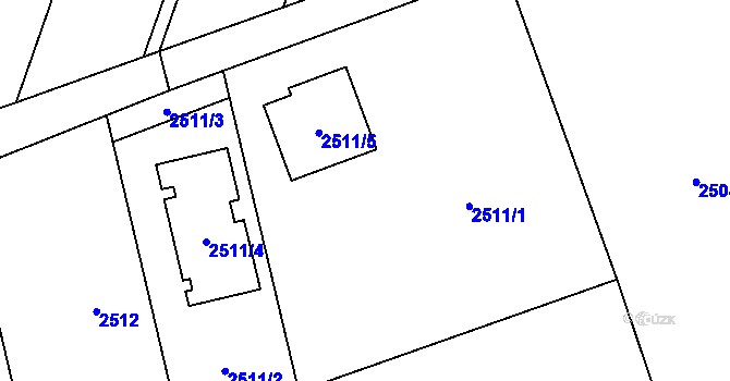 Parcela st. 1157/5 v KÚ Štěpánkovice, Katastrální mapa