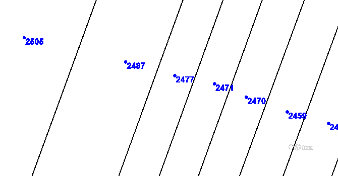 Parcela st. 1157/23 v KÚ Štěpánkovice, Katastrální mapa