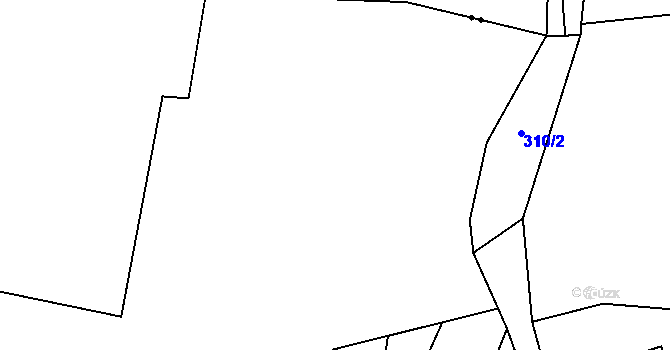 Parcela st. 45 v KÚ Svinná u Štítar, Katastrální mapa