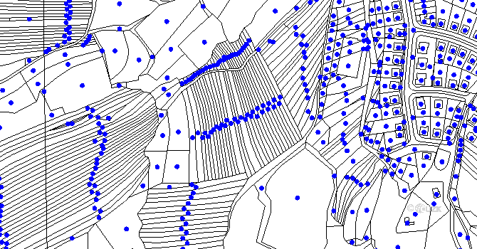 Parcela st. 480 v KÚ Štítná nad Vláří, Katastrální mapa