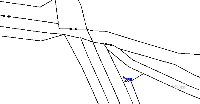 Parcela st. 12/1 v KÚ Štíty Hamerské, Katastrální mapa