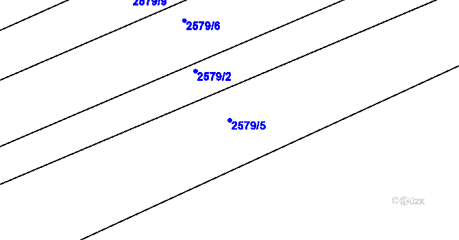 Parcela st. 2579/5 v KÚ Štramberk, Katastrální mapa