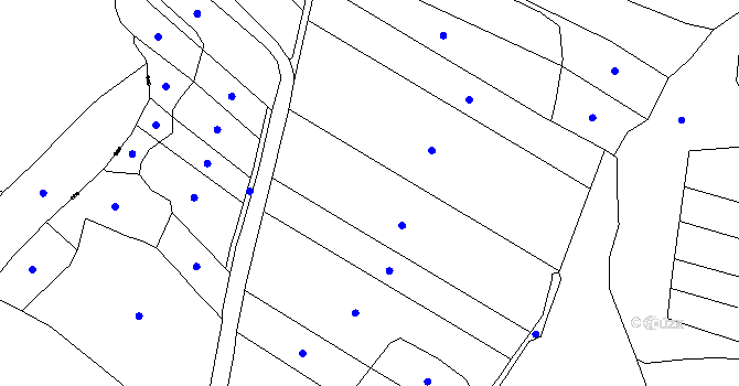 Parcela st. 30 v KÚ Buk pod Boubínem, Katastrální mapa