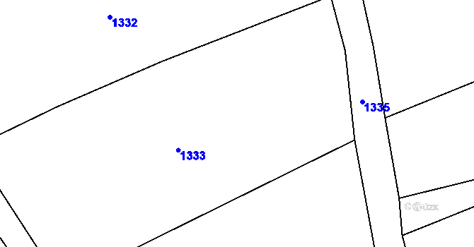 Parcela st. 587/8 v KÚ Buk pod Boubínem, Katastrální mapa