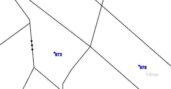 Parcela st. 70/4 v KÚ Buk pod Boubínem, Katastrální mapa