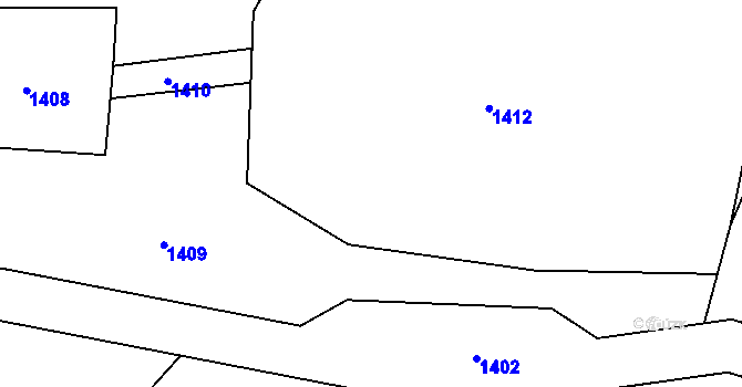 Parcela st. 676/6 v KÚ Buk pod Boubínem, Katastrální mapa