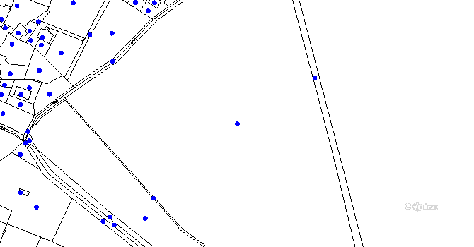 Parcela st. 173/1 v KÚ Tachlovice, Katastrální mapa