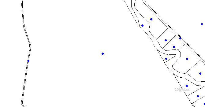 Parcela st. 238 v KÚ Dobronice, Katastrální mapa