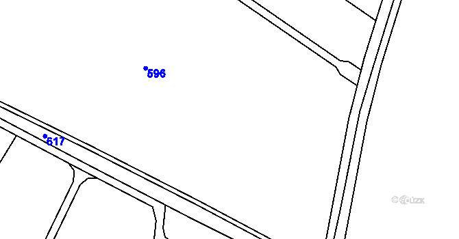Parcela st. 387/8 v KÚ Přeskače, Katastrální mapa