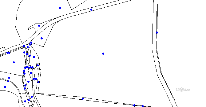 Parcela st. 1255/67 v KÚ Tehov, Katastrální mapa