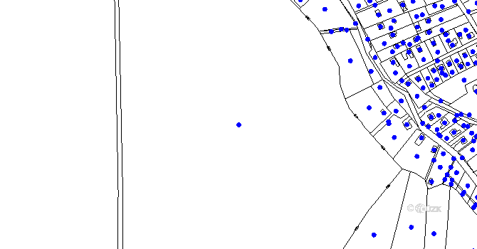 Parcela st. 785/3 v KÚ Tehov u Říčan, Katastrální mapa