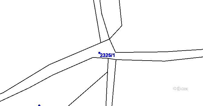 Parcela st. 2325 v KÚ Telecí, Katastrální mapa