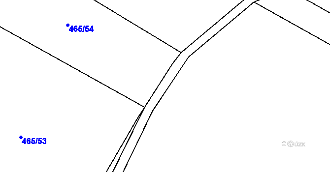 Parcela st. 571/18 v KÚ Lhota pod Horami, Katastrální mapa