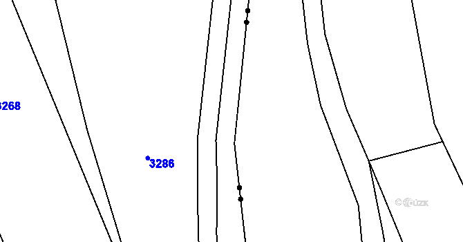 Parcela st. 1033/22 v KÚ Babín, Katastrální mapa