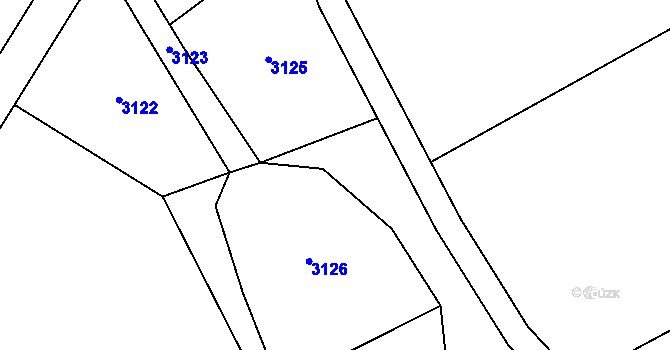 Parcela st. 2066/9 v KÚ Těmice u Kamenice nad Lipou, Katastrální mapa