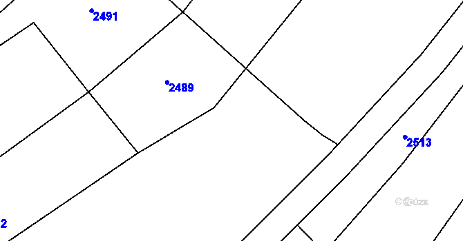 Parcela st. 203/2 v KÚ Těmice u Kamenice nad Lipou, Katastrální mapa