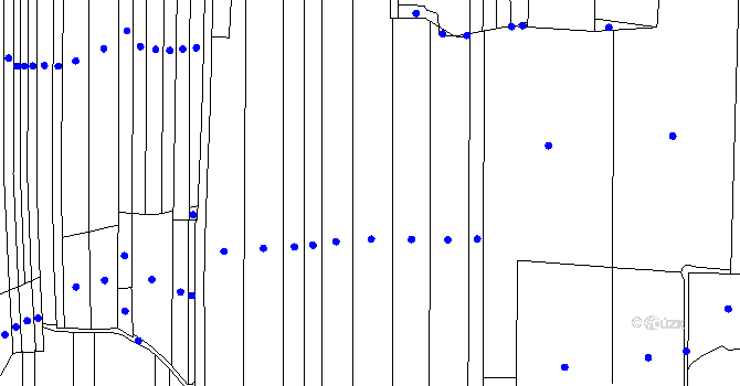 Parcela st. 1007/1 v KÚ Těmice u Kamenice nad Lipou, Katastrální mapa