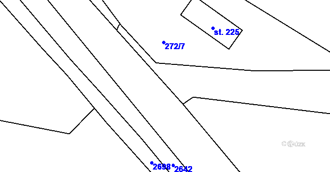 Parcela st. 2393/15 v KÚ Těmice u Kamenice nad Lipou, Katastrální mapa