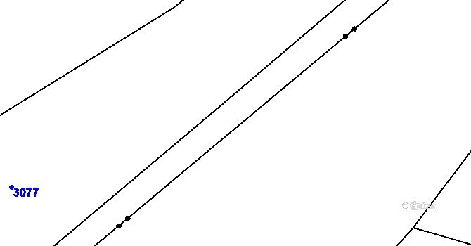 Parcela st. 2426 v KÚ Těmice u Kamenice nad Lipou, Katastrální mapa