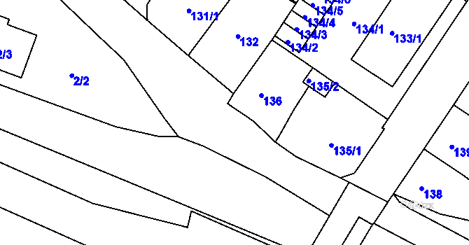 Parcela st. 81/2 v KÚ Prosetice, Katastrální mapa