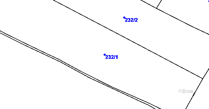 Parcela st. 232/1 v KÚ Skály u Teplic nad Metují, Katastrální mapa