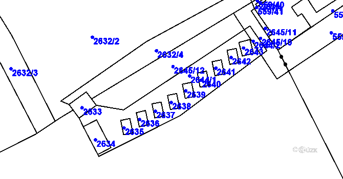 Parcela st. 2644 v KÚ Horní Těrlicko, Katastrální mapa