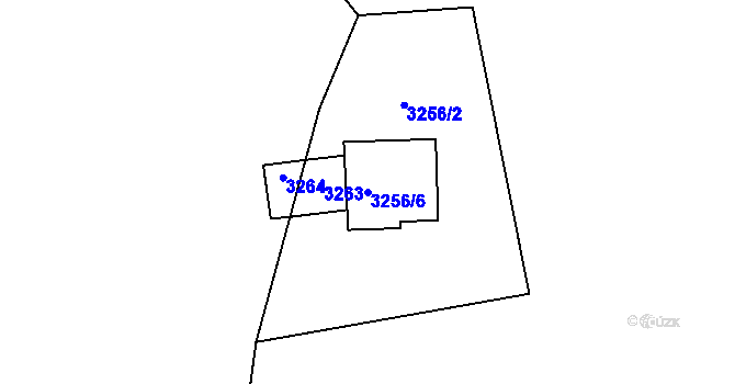 Parcela st. 3256/6 v KÚ Horní Těrlicko, Katastrální mapa