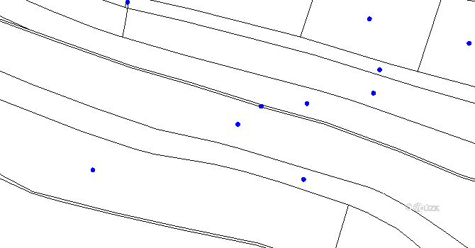 Parcela st. 435/3 v KÚ Termesivy, Katastrální mapa