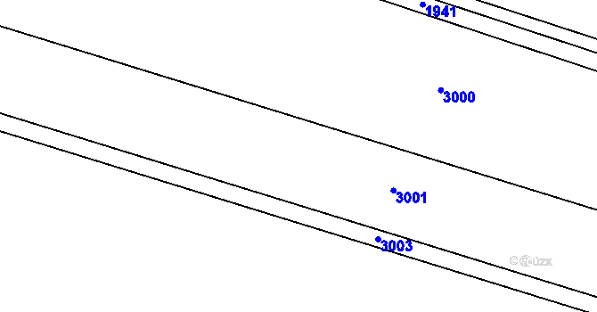 Parcela st. 756/19 v KÚ Těšetice u Znojma, Katastrální mapa