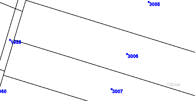 Parcela st. 756/20 v KÚ Těšetice u Znojma, Katastrální mapa