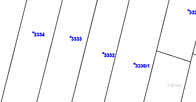 Parcela st. 379/10 v KÚ Těšetice u Znojma, Katastrální mapa
