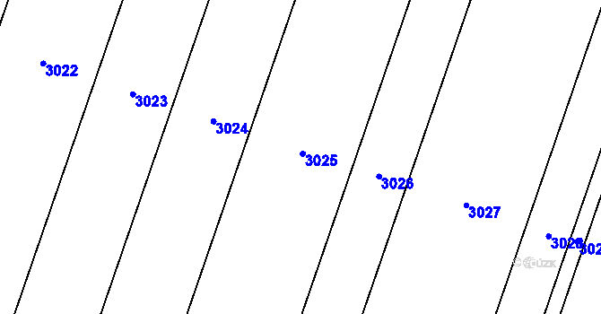 Parcela st. 756/4 v KÚ Těšetice u Znojma, Katastrální mapa