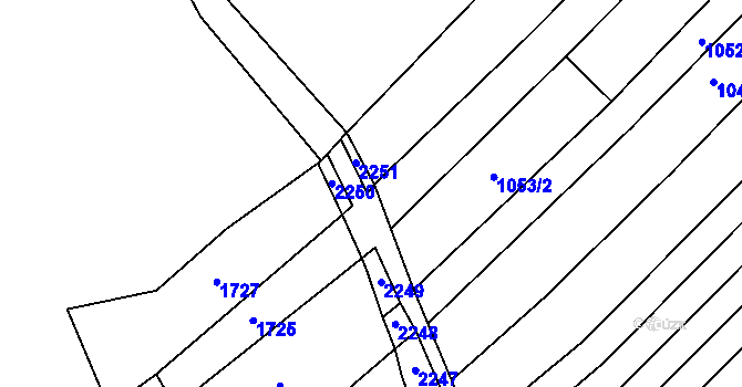 Parcela st. 778/120 v KÚ Těšov, Katastrální mapa