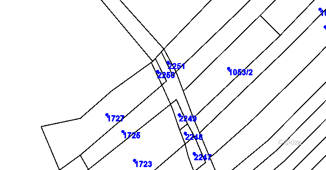 Parcela st. 778/123 v KÚ Těšov, Katastrální mapa