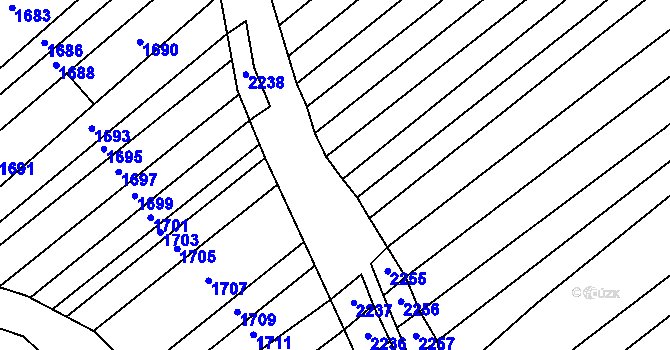 Parcela st. 778/146 v KÚ Těšov, Katastrální mapa