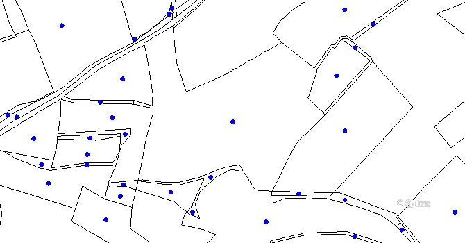 Parcela st. 529/3 v KÚ Těšovice u Prachatic, Katastrální mapa