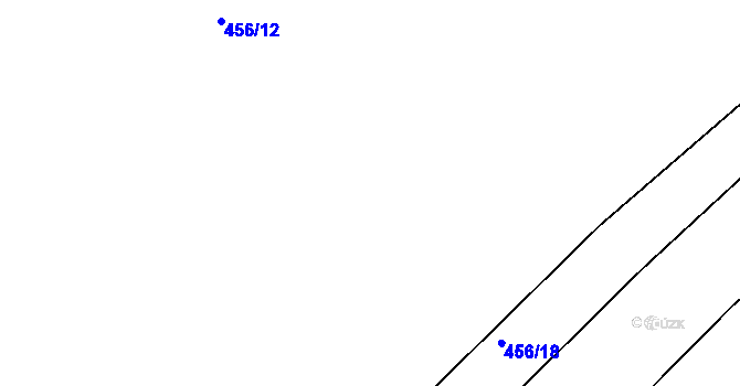 Parcela st. 456/15 v KÚ Tis u Habrů, Katastrální mapa