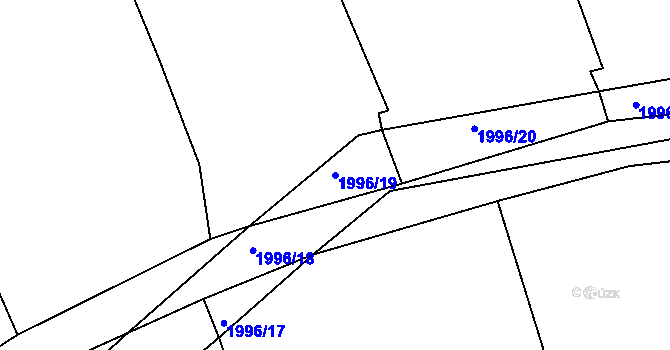 Parcela st. 1996/19 v KÚ Tis u Habrů, Katastrální mapa