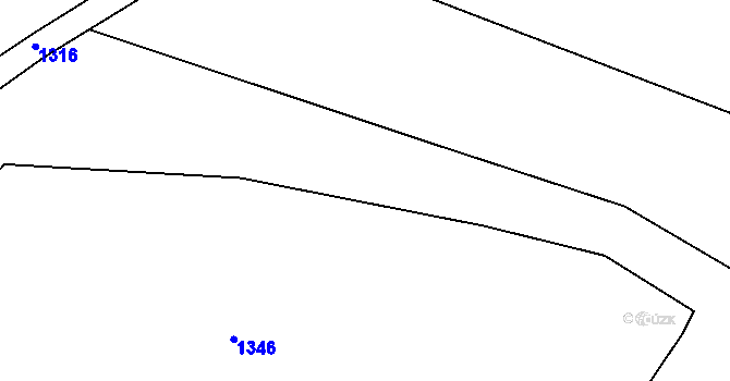 Parcela st. 112 v KÚ Tisov, Katastrální mapa