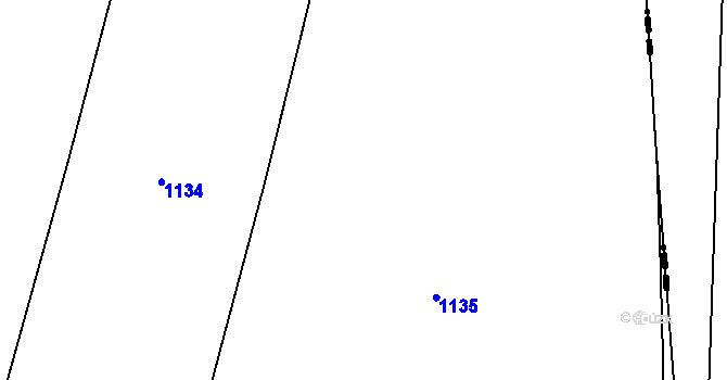 Parcela st. 91/1 v KÚ Tisov, Katastrální mapa