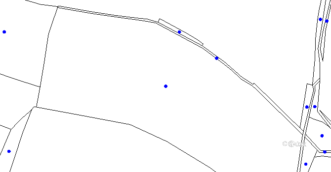 Parcela st. 100/1 v KÚ Jemnice u Tisové, Katastrální mapa