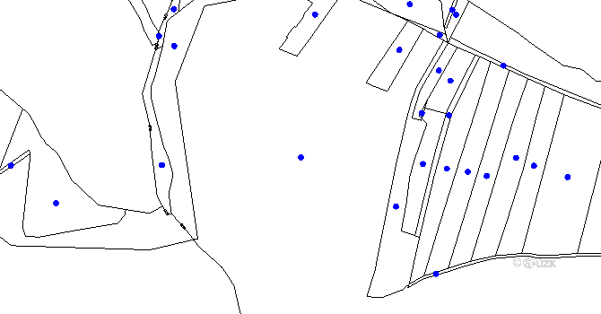 Parcela st. 561/2 v KÚ Tisová u Tachova, Katastrální mapa