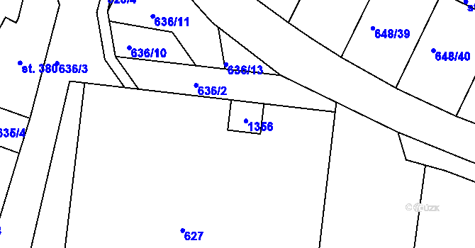 Parcela st. 145 v KÚ Lázně Toušeň, Katastrální mapa