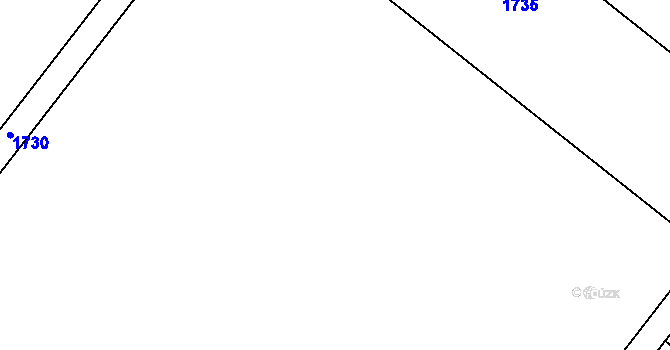 Parcela st. 486/21 v KÚ Trboušany, Katastrální mapa